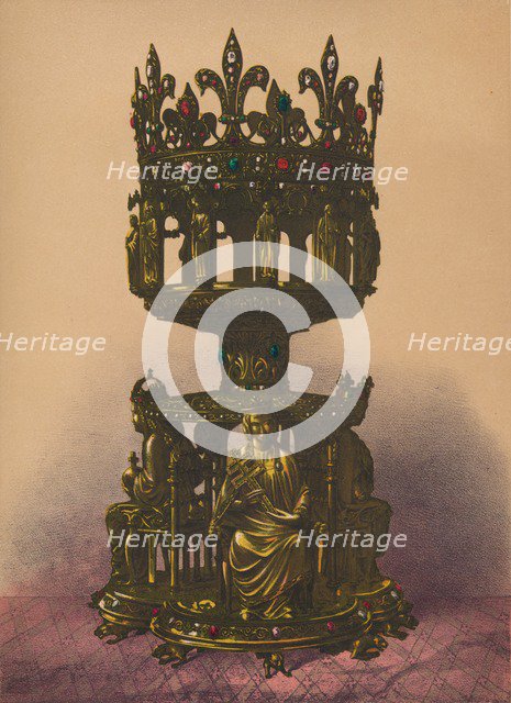 'A Silver Gilt Shrine', 1893.  Artist: Robert Dudley.