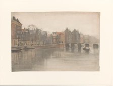 The Oude Waal in Amsterdam, 1870-1923. Creator: Willem Witsen.