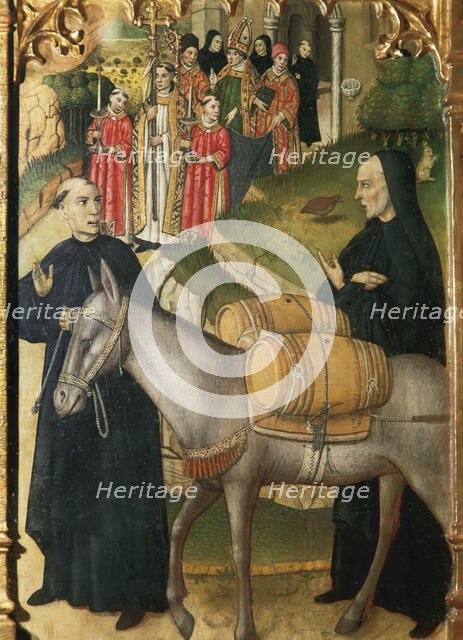 Altarpiece of Saints Abdon and Sennen, Church of Sant Pere de Terrassa, Catalonia, Spain, 1460 (1995 Creator: LTL.