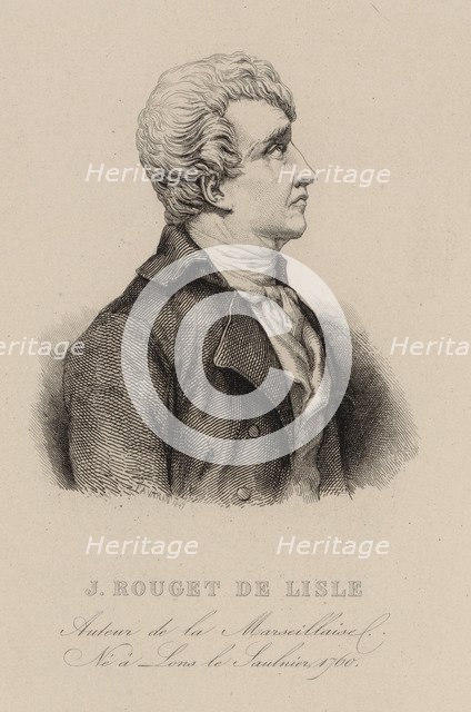 Claude Joseph Rouget de Lisle (1760-1836), 1830s.