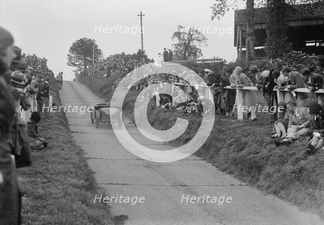 Austin Seven with Taylor body at a JCC Members Day, Brooklands. Artist: Bill Brunell.