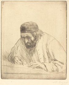 Writer (L'ecrivain). Creator: Alphonse Legros.