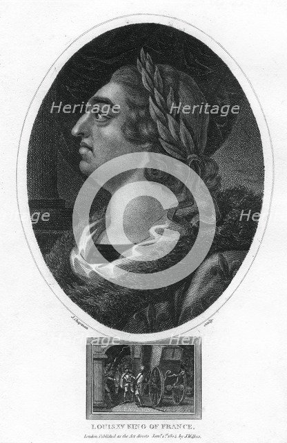 Louis XV, King of France, (1805).Artist: J Chapman