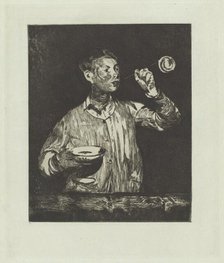 The Boy with Soap Bubbles (L'enfant aux bulles de savon), 1868/1869. Creator: Edouard Manet.