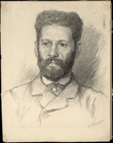 Portrait of the sculptor Mark Matveyevich Antokolsky (1843-1902).