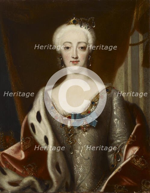 Sofia Magdalena, Queen of Denmark, c1760. Creator: Johann Salomon Wahl.