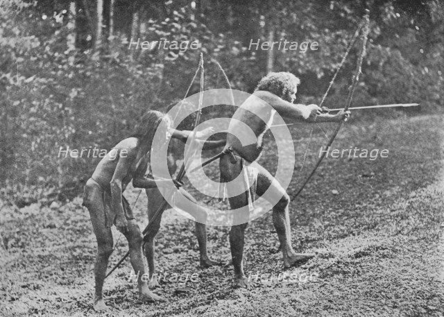 'Veddahs or Wild Men', c1890, (1910). Artist: Alfred William Amandus Plate.