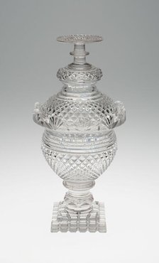 Covered Vase, England, c. 1800. Creator: Unknown.