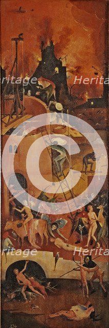 The Hay cart' (right panel), by El Bosco.