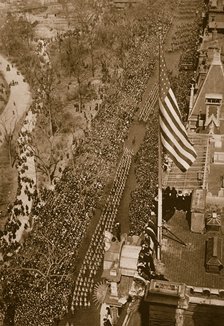 Triumphal march of the 27th Division, U.S. Army, in New York, March 25th, 1919.