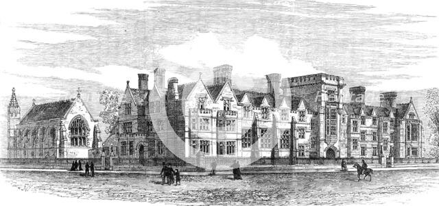 Ridley Hall, Cambridge, for theological students, 1881. Creator: Unknown.
