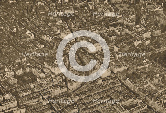 'Central London From Burlington House To Trafalgar House  As The Aircraft Sees It', c1935. Creator: Aerofilms.