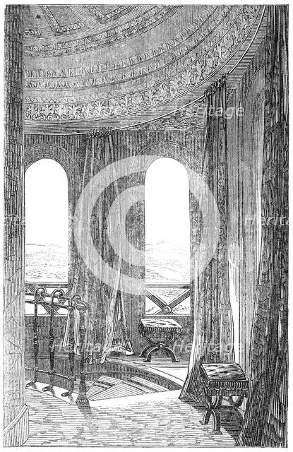 Interior of the Lantern, Lansdown Tower, 1845. Creator: Unknown.