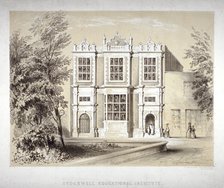 Stockwell Educational Institute, Stockwell, Lambeth, London, c1860. Artist: William Dickes