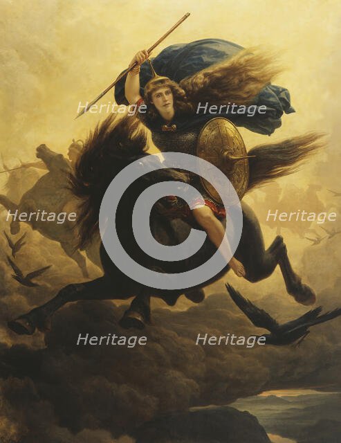 Valkyrie, 1865. Creator: Peter Nicolai Arbo.
