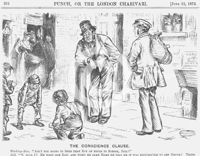 'The Conscience Clause', 1872. Artist: Unknown