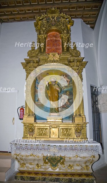 The altarpiece in Corpus Christi (Old Main Synagogue), Segovia, Spain, 2007. Artist: Samuel Magal
