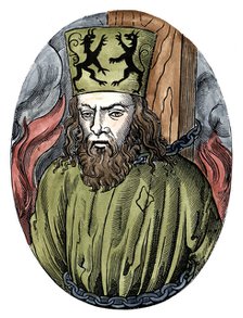 Jan Hus, Bohemian religious reformer and theologian, 1493. Artist: Unknown