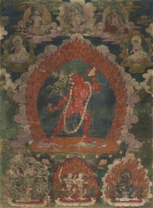 Thangka of Vajrayogini, End of 18th-early 19th century. Creator: Tibetan culture.