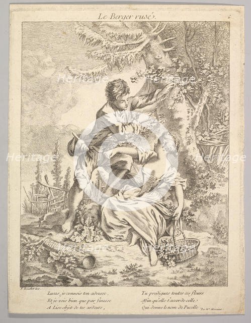 The Sly Shepherd, 18th century. Creator: Unknown.