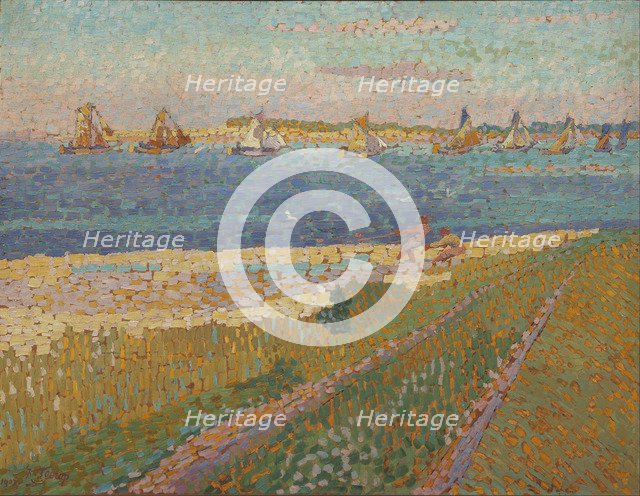 The Schelde near Veere, 1907. Artist: Toorop, Jan (1858-1928)