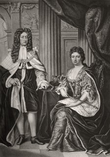 Queen Anne and Prince George of Denmark, late 17th or early 18th century (1906). Artist: Unknown