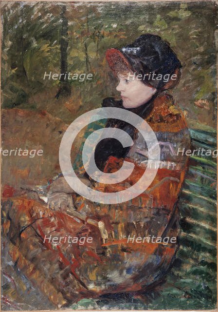 Autumn. Portrait of Lydia Cassatt, 1880. Creator: Cassatt, Mary (1845-1926).