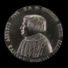 Václav Payer (Wenceslaus Beyer), 1488-1537, State Physician of Bohemia [obverse], 1526. Creator: Master M.P..