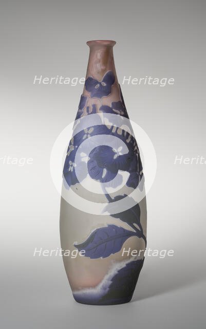 Cameo Vase, c1900-15. Creator: Emile Gallé.