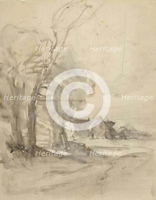 Landscape, 1827-1891. Creator: Johannes Bosboom.