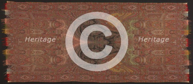 Shawl, France, c. 1855/62. Creator: Anthony Berrus.