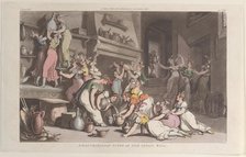 A Bacchanalian Scene at Don Luigi's Ball, from "Naples and the Campagna Felice: in..., June 1, 1815. Creator: Thomas Rowlandson.