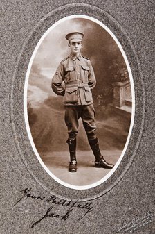 Jack', friend of Bernard Laurence 'Barney' Nugent, c1917. Creator: Murphy.
