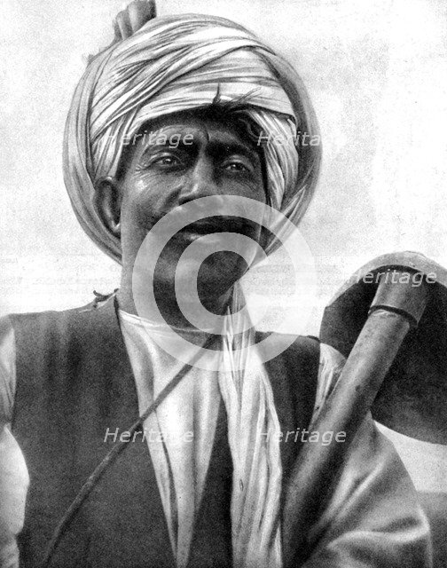 Worker on a collective farm in the Turkoman Republic, 1936. Artist: Unknown