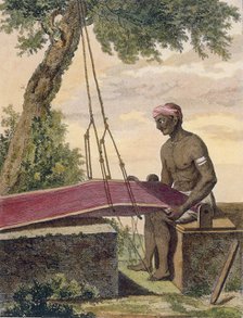 Weaver of cloth,1782. Creator: Pierre Sonnerat (after) (1745-1814).