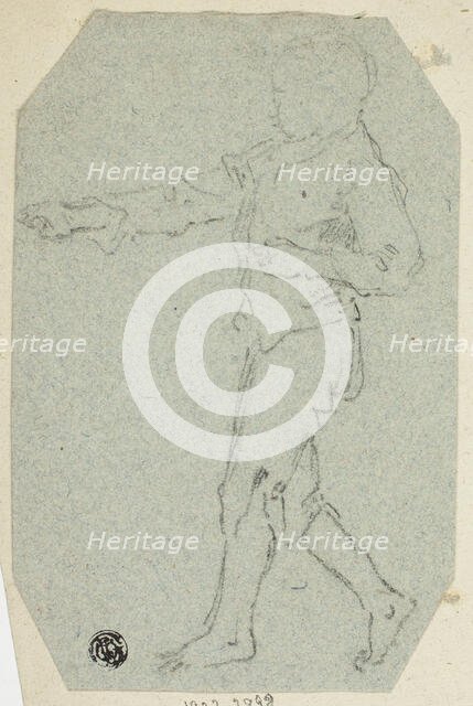 Boy Walking in Profile, n.d. Creator: Unknown.