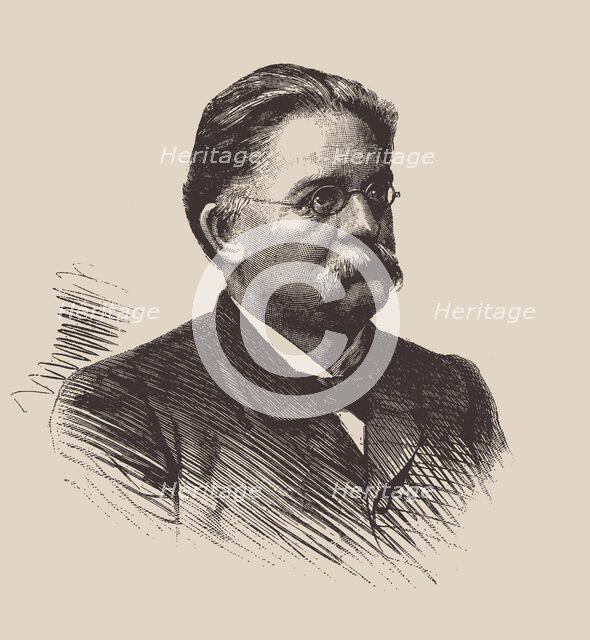 Portrait of the composer Felix Draeseke (1835-1913). Creator: Anonymous.