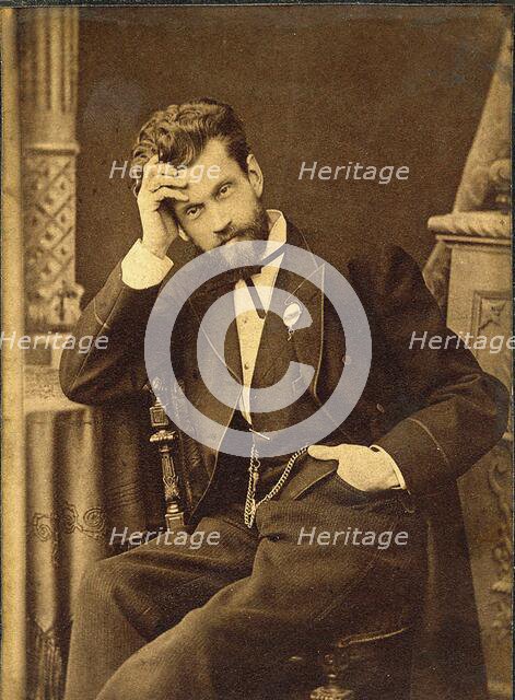 Portrait of the conductor and composer Eduard Nápravník (1839-1916). Creator: Anonymous.