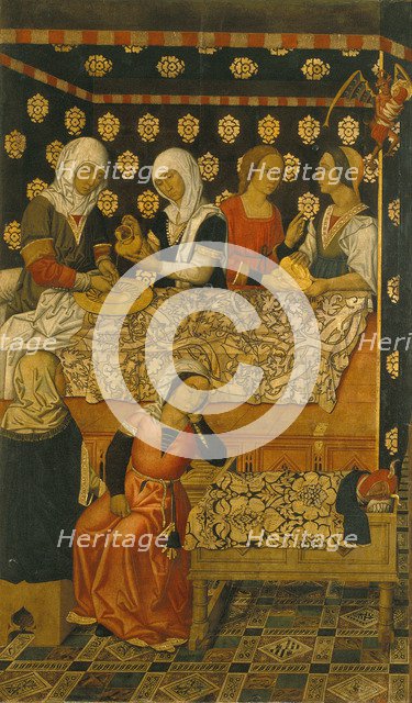 The Birth of Saint Stephen. Artist: Vergós Family (active End of 15th cen.y)