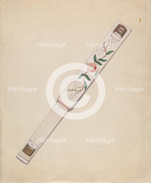 Wedding Garters, c. 1936. Creator: Ella Josephine Sterling.