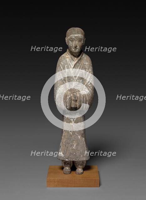 Female Attendant (Tomb Figurine), c. 2nd Century BC. Creator: Unknown.