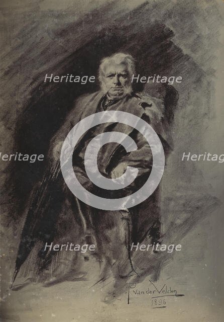 Copy of a Petrus van der Velden painting - Mr Wynn Williams, 1896. Creator: Unknown.