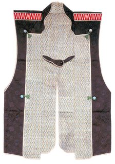 Man's Sleeveless Surcoat Worn Over Armor (Jinbaori), early 19th century. Creator: Unknown.