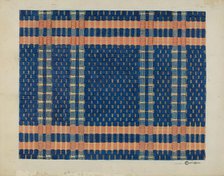 Coverlet, c. 1937. Creator: Cornelius Christoffels.