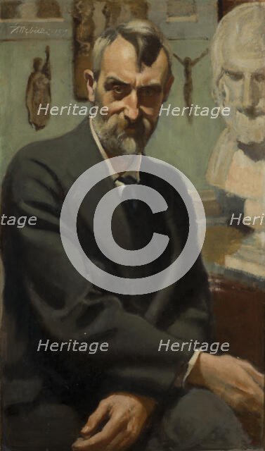 Self-Portrait, 1919. Creator: Stanislaw Debicki.