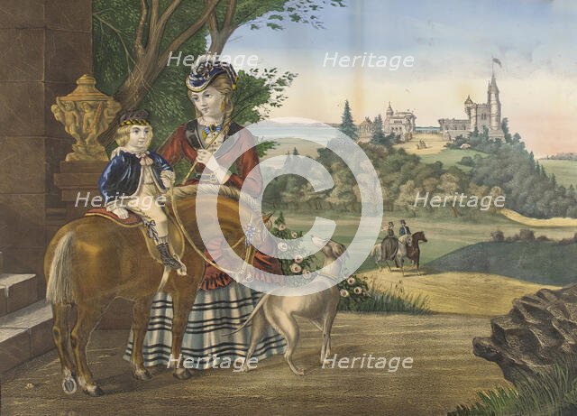 Central Park, New York: the First Ride, c1873. Creator: Unknown.