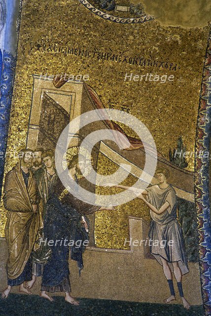 Inner Narthex Mosaic, Church of the Holy Saviour in Chora, Istanbul, Turkey, 14th century. Creator: Unknown.