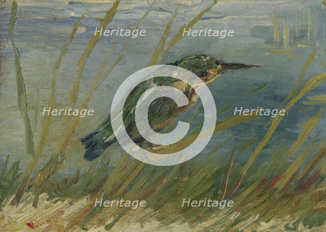Kingfisher by the Waterside, 1887. Creator: Gogh, Vincent, van (1853-1890).