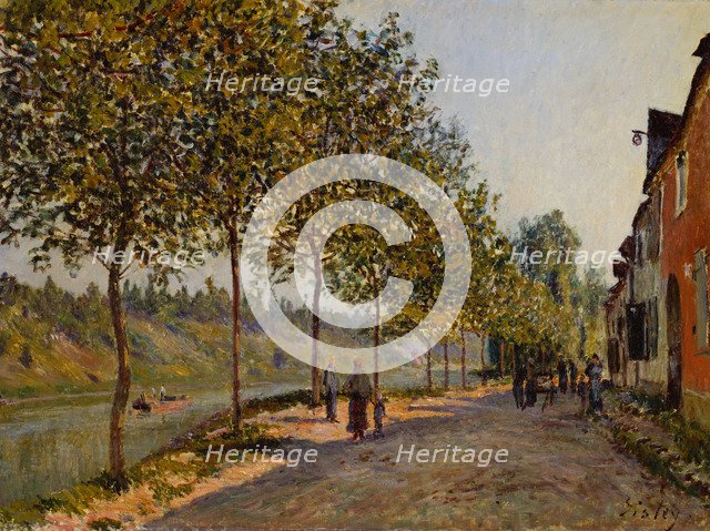 June Morning in Saint-Mammès, 1884. Artist: Sisley, Alfred (1839-1899)