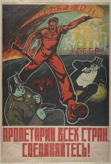 Proletarians of all countries, unite!, 1929. Creator: Anonymous.
